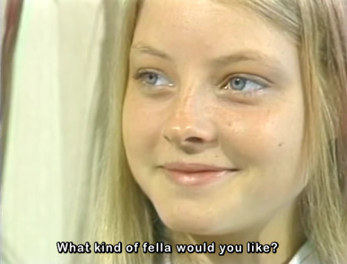 notallmeninists: vintagesalt: Jodie Foster interview, 1979. Omg how young is she?? She’s adora