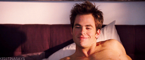 milvertons:kristinasays:Chris Pine: This Means War (2012)#fuck everything including me