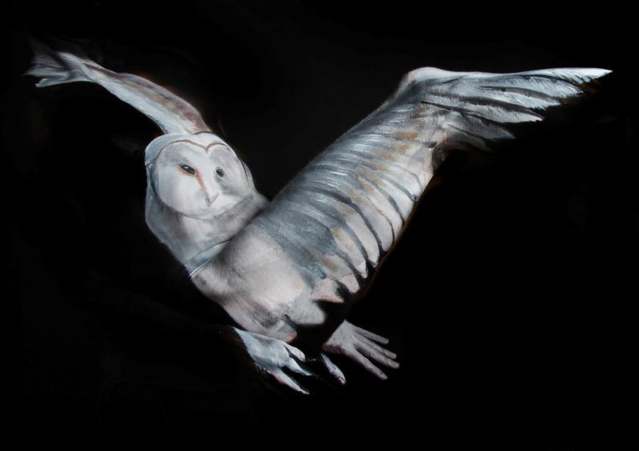 asylum-art-2:  Unbelievable Body Art By Gesine Marwedel Turns People Into Animals