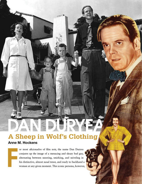 Did you know that NOIR CITY magazine dedicated an issue to birthday boy Dan Duryea? You can buy a di