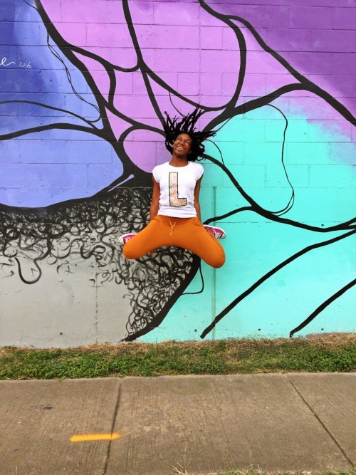 So I took these pics of my little sister today.One time for the beautiful black youth.☁️✨