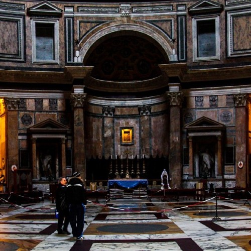 Inside the Pantheon - Panorama#Pantheon #Rome #Italy #ancient #architecture #AncientArchitecture #an