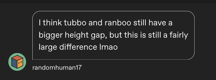 Tubbo Height