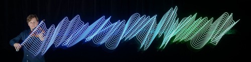 itscolossal:Photographer Stephen Orlando Captures the Movement of Musicians Through Light Painting