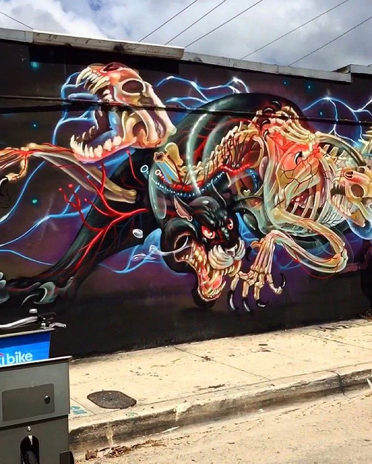 Insane style and use of color from @nychos Check Link in Bio for More Photos and Video #PaperMonster #stencil #stencils #streetart #stencilart #stencilgraffiti #graffiti #graffitiart #urbanart #ny #nyc #nycart #nychos #nycgraffiti #nycgraffiti #art...