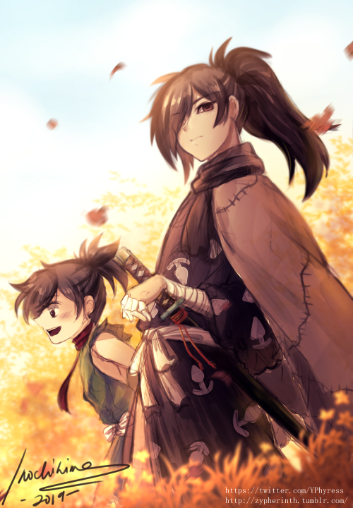 zypherinth:I really love Dororo &lt;3 I ended up making an almost daily art for this anime haha!