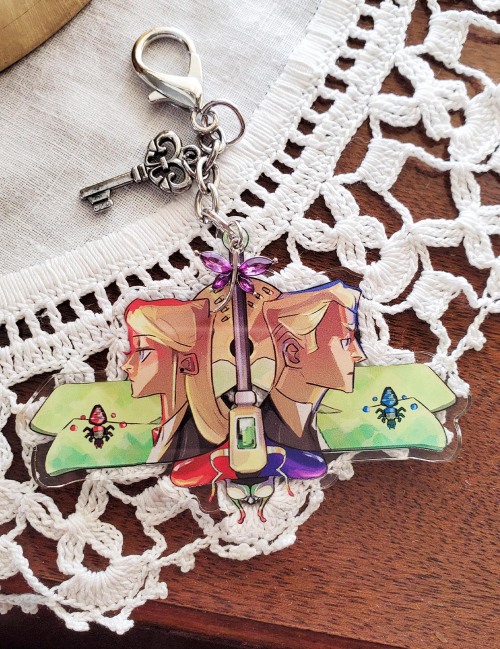 Resident Evil - Code Veronica keychains up on etsy! First 5 orders come with the key charm addition 