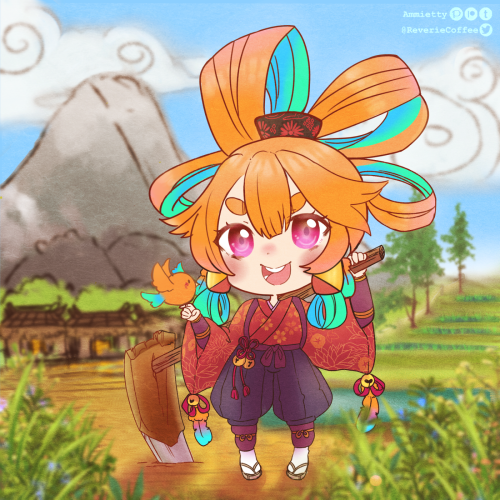 kiara: of rice and ruini can&rsquo;t wait for the next adventure with kiara~! 