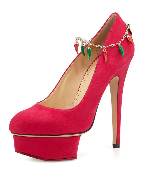 Shoes Fashion Blog Charlotte Olympia “Hot Dolly” Pump via Tumblr