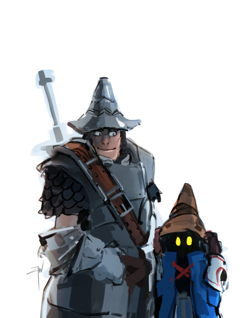 unartifex:FFIX’s dynamic duo, Steiner &amp; Vivi. Love these two.