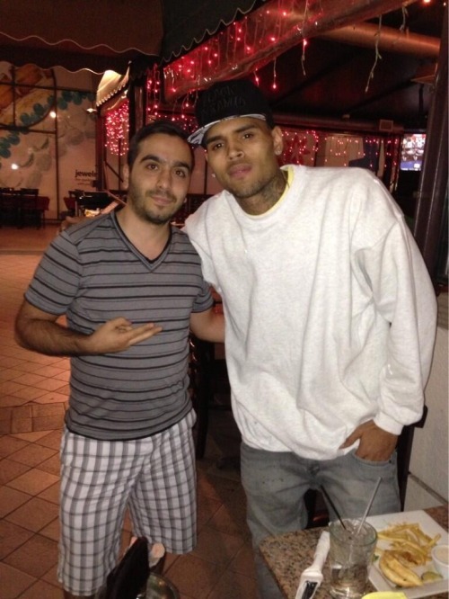 CB with a fan today in LA.