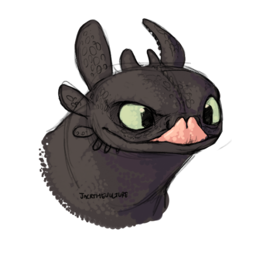 jackthevulture: Drawing Toothless makes me feel better.  It started out as a generic thing but I de