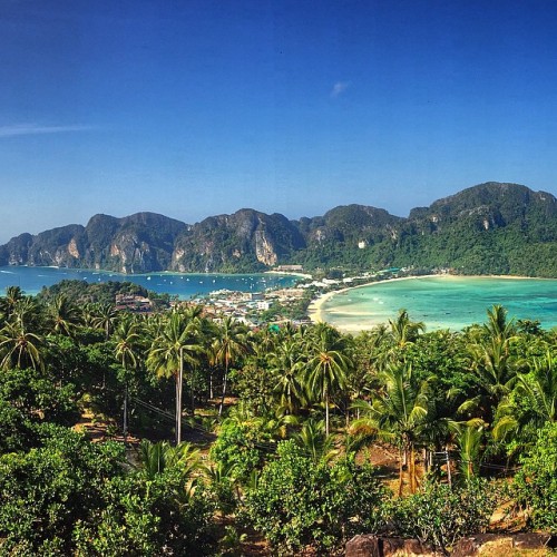 thisgirlabroad:  Stunning views of Koh Phi Phi Island, Thailand after a climb up to the viewpoint this morning! ☀️