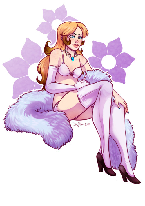 meoproject:I’ve been drawing pin ups for everyone so time to draw a pin up for me too.Lady Francisca