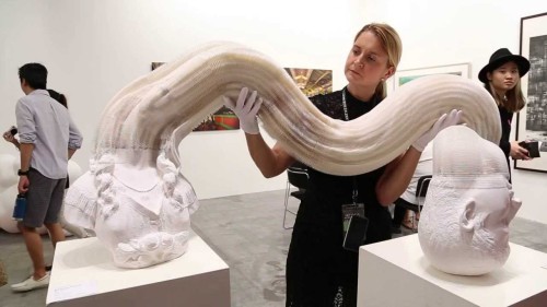 Artist Li Hongbo Creates Incredibly Flexible Sculptures By Gluing Up To 20,000 Individual Sheets Of Thin,