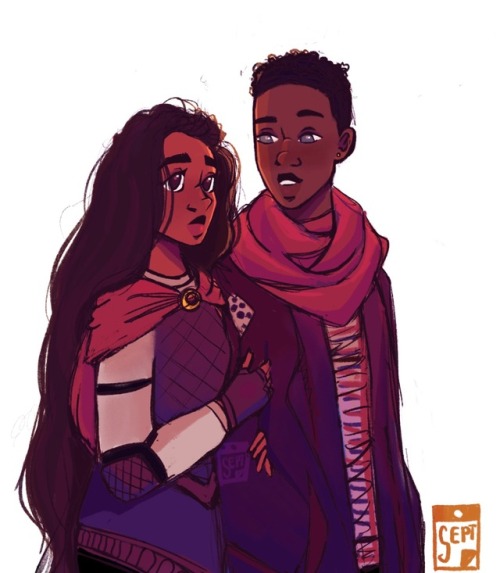 septembersart:Inej and Jesper are gr8