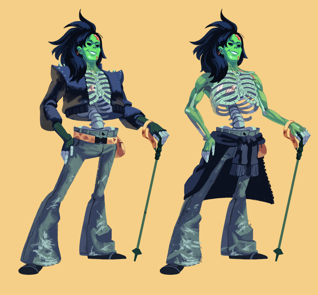 loopy-lupe: Finally did a full sheet for the zombie boss (Still thinking of a name)