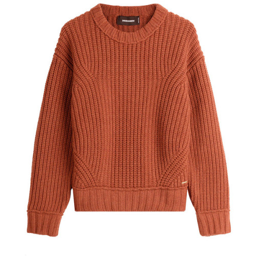 Dsquared2 Chunky Wool Pullover ❤ liked on Polyvore (see more long sleeve sweaters)