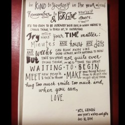 neil-gaiman:  skinnymumblings:  Doodling neil gaiman’s latest new year’s wish, in the hopes that it’ll be ingrained in me.  Awesome.  Because this should be our goal everyday not just at the beginning of the new year :) I vow to reblog this everytime