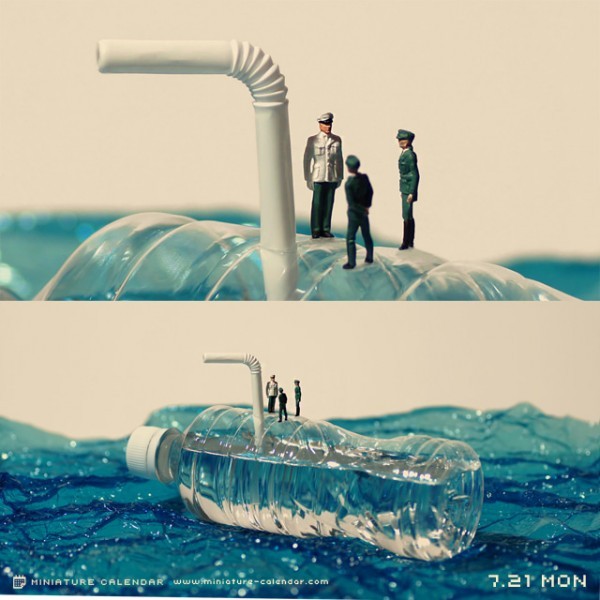 fer1972:  Miniature Dioramas made from Everyday Objects by Tanata Tatsuya  Ay pero