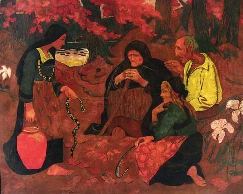 spoutziki-art:Paul Sérusier - The snake eaters, 1894