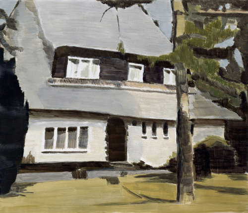 thunderstruck9:  Luc Tuymans (Belgian, b. 1958), Villa, 1992. Oil on canvas, 48 x 56.6 cm. 