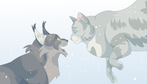 projectshadovv: drawing for twitters warrior of the week: ferncloud. love these two so much