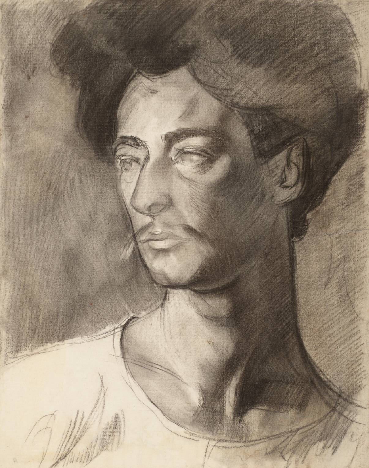 blastedheath:  Joan González (Spanish, 1868-1908), Portrait de jeune homme [Portrait