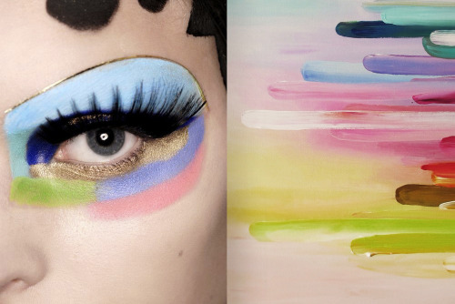 Match #103Makeup at John Galliano RTW Fall 2008 | Painting by unknownMore matches here 