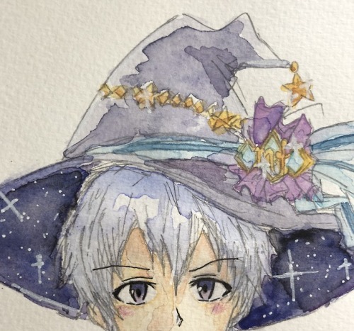 xmas magic sougo~ my first time using watercolours in like 13 years? it was fun!