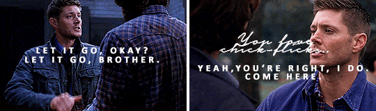 ohsamulet:ALL SAM &amp; DEAN HUGS BONUS // collapsing-hugs EXTRA BONUS // the Home-hug Keep read