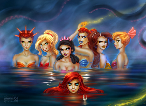 Beautiful mermaids pirates of caribbean