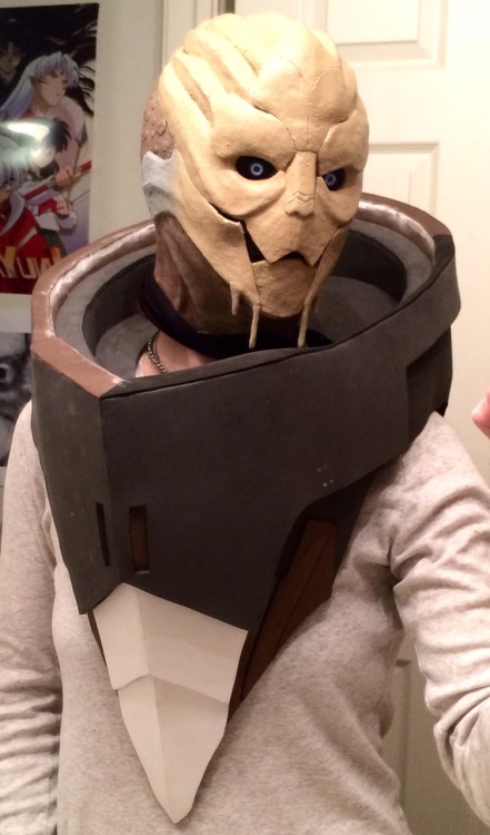 armoredelfcosplay: Fabrication of the Carapace is 95% finished :D Go follow this amazing person! Kri