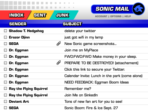 sonicthehedgehog: We really should invest in a spam filter.