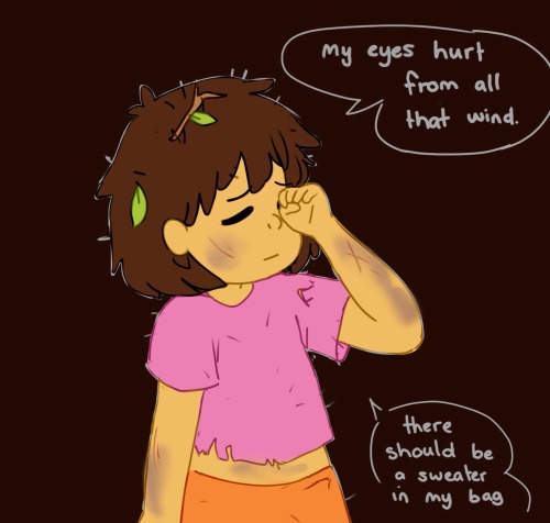 undertalechild:  * bonus * Frisk the explorer  