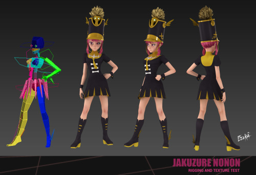 osukaanimation: Finished the model of Nonon. This is not the final render for the KLK Zine, is only