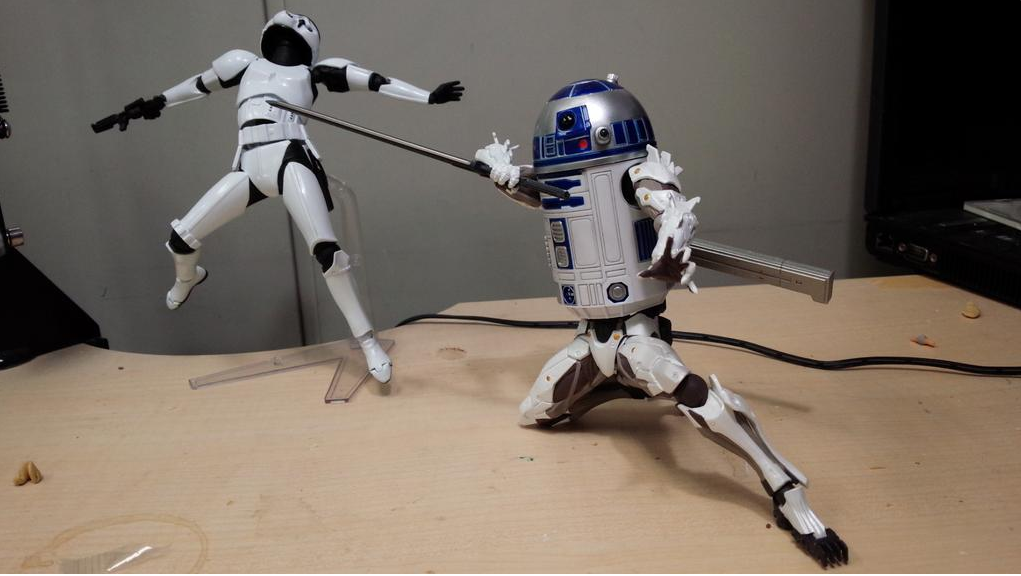 cloperella: lordwanjavi: Star Wars &gt; Katuhisa Yamaguchi  Is this Cyborg Justice? 