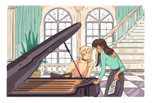cy-lindric:I drew this as a gift for @perplexingly‘s birthday !! Gankustuou / Monte Cristo kids !I L