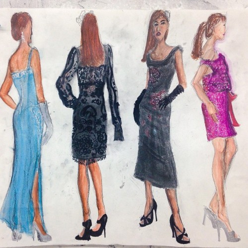 yo Liz imma let u finish but I nailed this and deserve sleep #fashion #illustration #ThatFashionMajo