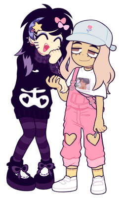 nekozneko:nightcore and vaporwave. theyre lesbians