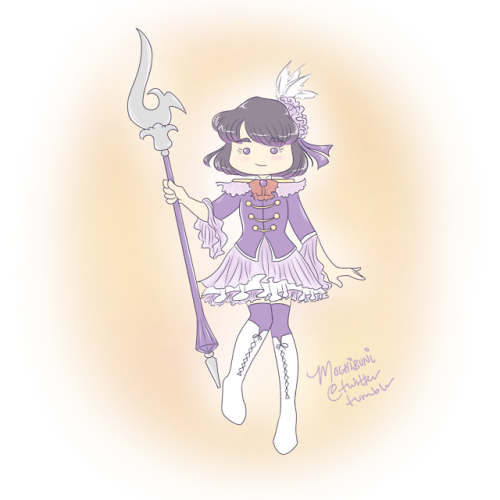 mochibuni: Happy Birthday, Hotaru! Cleaned up an older sketch of Hotaru in an idol inspired outfit.