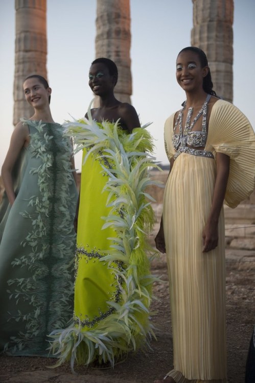 Mary Katrantzou’s Spring 2020 Show at the Temple of Poseidon in AthensPHOTOGRAPHY BY JASON LLOYD-EVA
