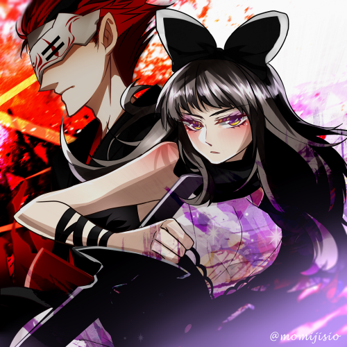 RWBYからアダムとブレイク。マジ好き。 I love the relationship between Adam and Blake