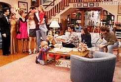 tallskinnyvanillalatte:  The very last scene on Full House 