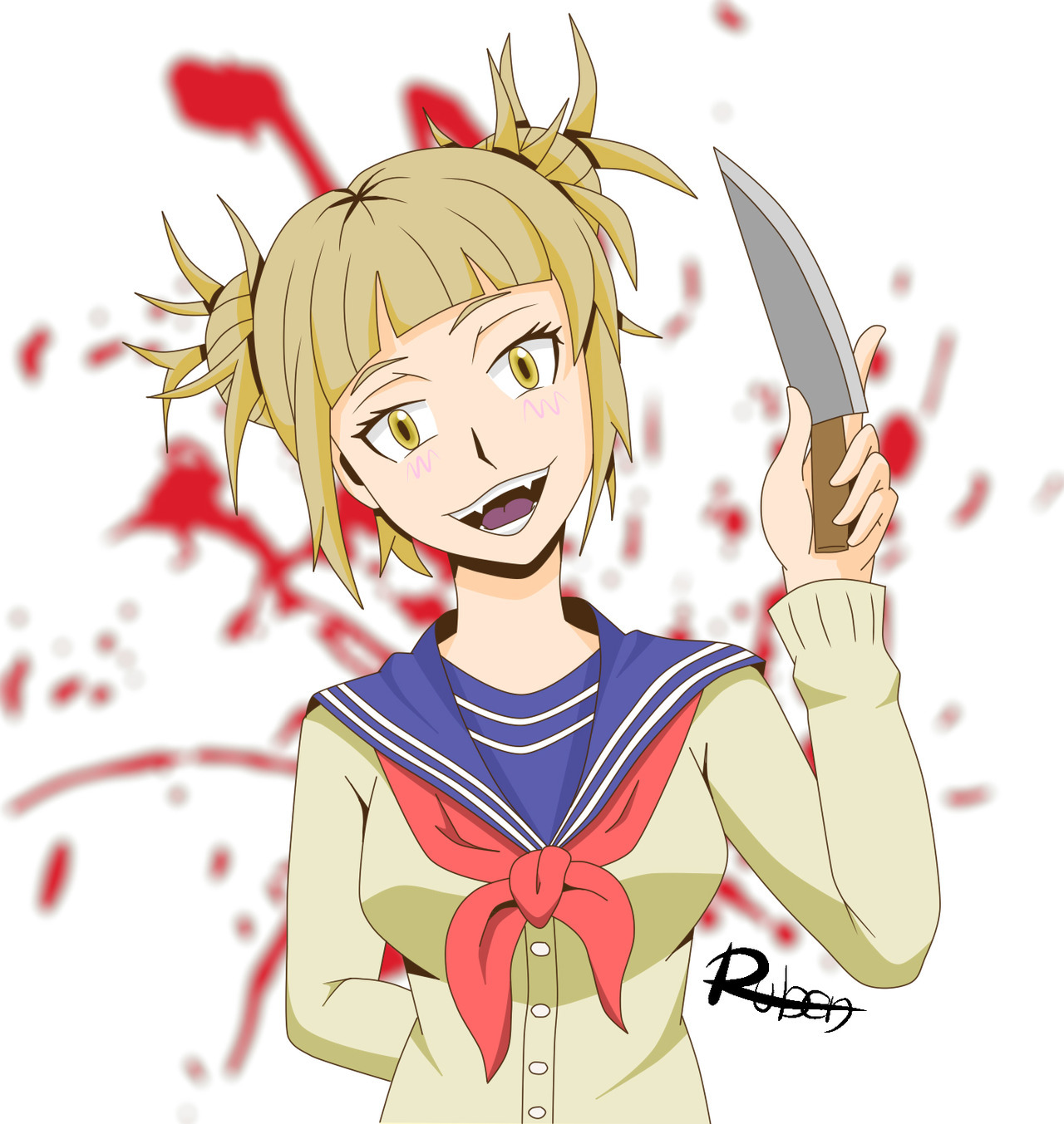 Yo y mis dibujos chafas — fan art de toga boku no hero