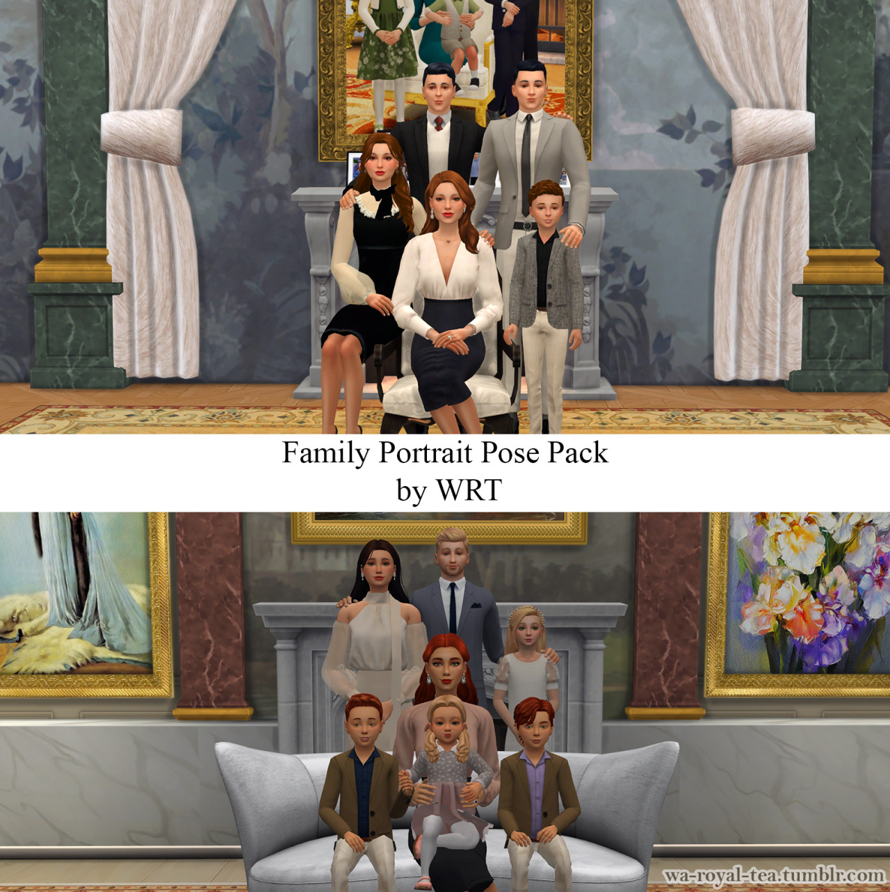 🍀🍉 — Family Portrait Pose Pack Heyy guyss, I'm back...