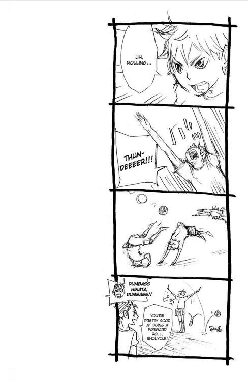 24354:Haikyuu!! Vol.3 Bonus pageMaybe it’s already been posted somewhere? Oh well.