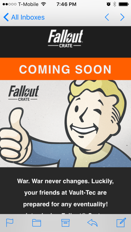 fancyladssnacks: saiyuri-thedragonborn: OOOOOOOOOOHHHHHHH!!!!!!!!!!!!!!!!!!!!! Fallout Crate *f