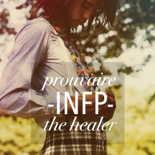 thecoffeetragedy: LES AMIS DU MBTI; part 2 [part 1] [part 3] Prouvaire - INFP - the Healer INFP