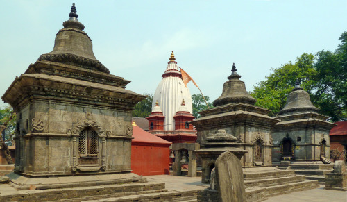 Temples at Pashupatinatha area, Nepal